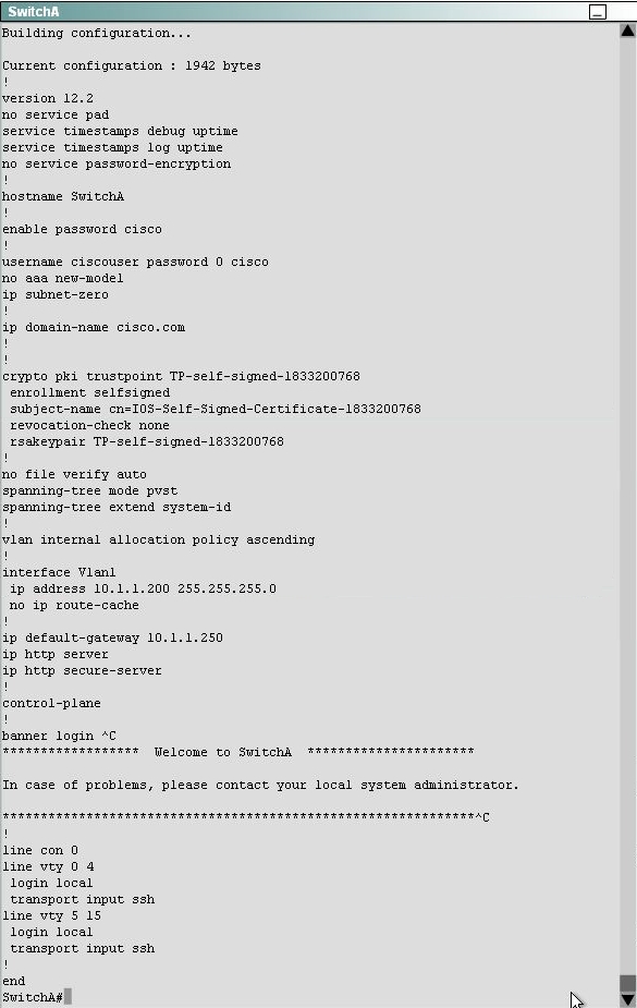 THIS IS QUESTION ONE OF FOUR OF THE DEVICE SECURITY LAB ROUTER AND